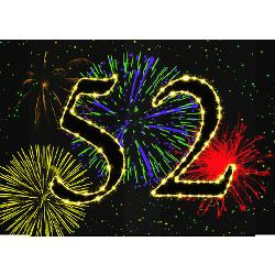 52nd_birthday_with_fireworks_greeting_card.jpg?height=250&width=250 ...