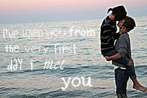 when I first met you..