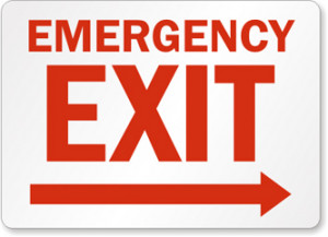 these have on moving patrons along safe routes are exits clearly ...