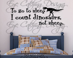 ... Rex Dino Wall Decal Quote Hunting Nursery Home Bedroom Decor Bedding