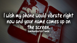 ... , iphone, love, micky mouse, miss, missing, phone, quote, relations