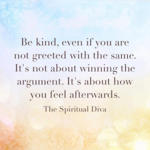 Show kindness to others!