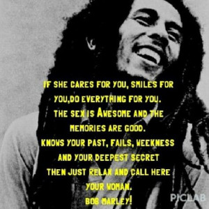 Bob Marley quote yea bruh