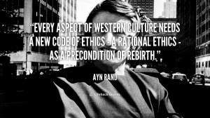 Every aspect of Western culture needs a new code of ethics - a ...