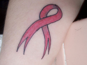 Brain Cancer Ribbon Tattoo