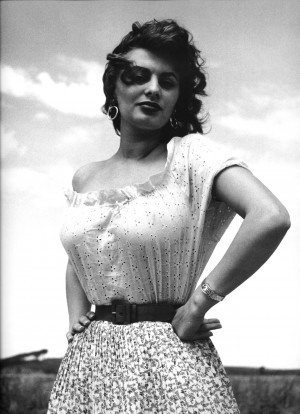 Philippe Halsman: Actress Sophia Loren , 1959.