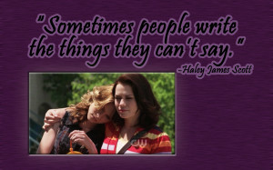 One Tree Hill Haley Quote