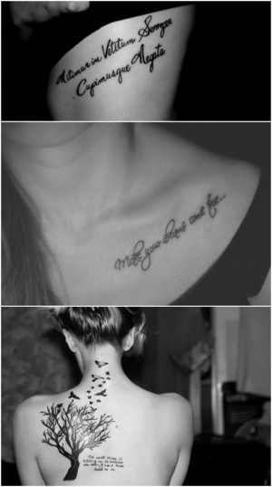 Girls Tattoo Quotes How | ExpoImages.Com