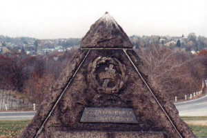 The Watchtower Memorial Next to Charles Taze Russell’s grave.
