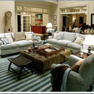 Something's Gotta Give movie set design: Living Rooms, Hampton Houses ...