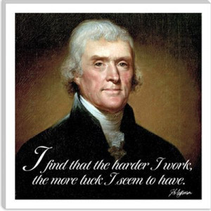 Thomas Jefferson Quote Canvas Art Print