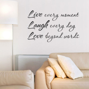4989997952 cd60530a1f z Live Laugh Love Wall Quote