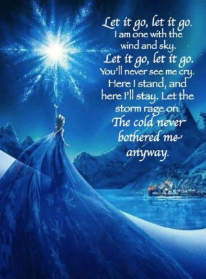 Let it Go ~ Frozen ~ Idina Menzel