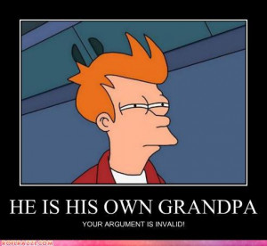 funny celebrity pictures he is his own grandpa - futurama pic dump