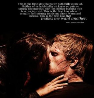 Katniss & Peeta means kissing.