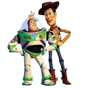 Woody and Buzz. Gee, isn't that 