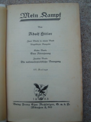 Mein Kampf: The Infamous Biographical Book Meaning of Mein Kampf