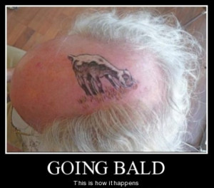 Funny bald man pictures people