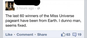 miss universe pagent, funny twitter quotes