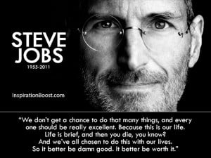 Steve Jobs Life Motivational Quotes