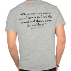 Stonewall Jackson and quote - grey T Shirt