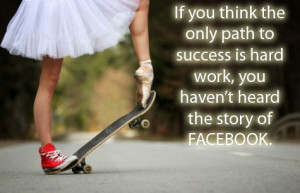 If you think the only path to success is hard work, you haven't heard ...