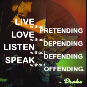 drake knows what's up.