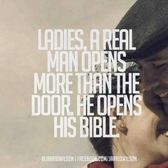 godly quote... A Real Man Reads His Bible