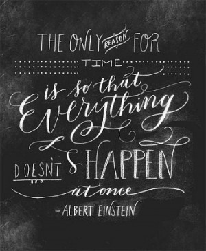 Albert Einstein Time Quote