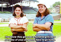 ... me Madonna Rosie O'Donnell a league of their own Guy I forgot the name