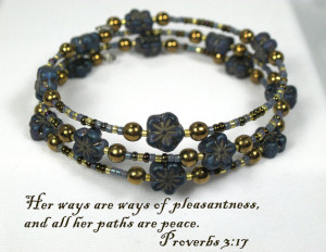 Morse Code Her Ways are Peace Proverbs Inspirational Mothers Day Quote ...