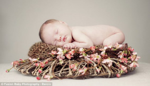 Sweet dreams: Newborn babies are picture perfect as they are captured ...