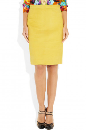 Leather Pencil Skirt