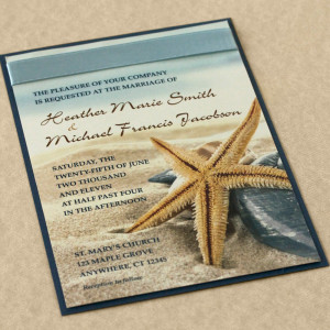 beach theme wedding invitations templates Beach Theme Wedding