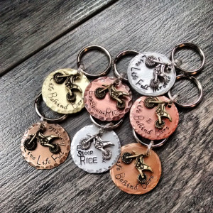 Dirt bike/Motocross Keychain Quotes & Personalized