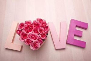 Letters spelling love with roses - Tooga/The Image Bank/Getty Images