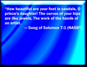 Song of Solomon 7:1 Bible Verse Slides