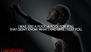 Chris Brown Quote