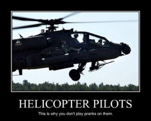 Never prank helicopter pilots
