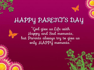 ... And Sad Moments But Parents Always Try To Give Us Only Happy Moments