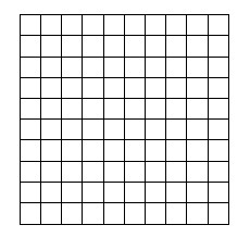 blank 10 x 10 grid