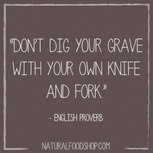 Don't dig your own grave...