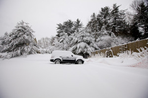 snow in boston today