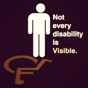 Not every disability is visibleChronic Pain, Chronic Illness, Autism ...