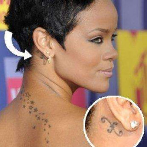 Rihanna's Pisces Sign Tattoo back to list
