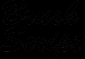brush-script