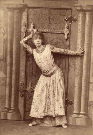 Sarah Bernhardt as Thodora, by Flix Nadar, 1882.