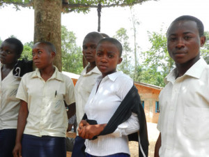 at Bunyakiri High School participate in International Medical Corps ...