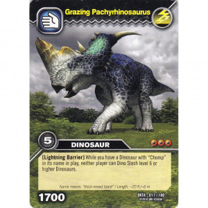 Dinosaur King Triceratops Card