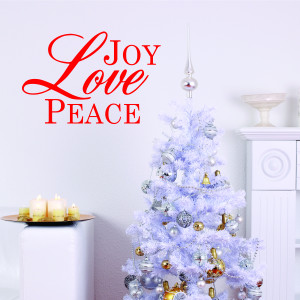 Joy Love Peace Wall Quotes™ Decal
